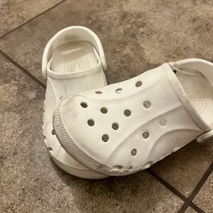 CROCS Kids Classic White Sandals